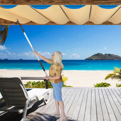 RetractaShade Retractable shade sails