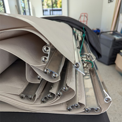 RetractaShade aluminium tracks