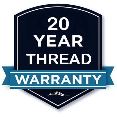 RetractaShade 20 Year Thread Warranty