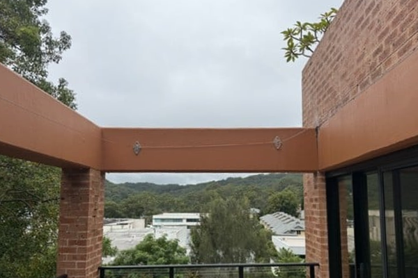 installing mounts for retractable shade sail